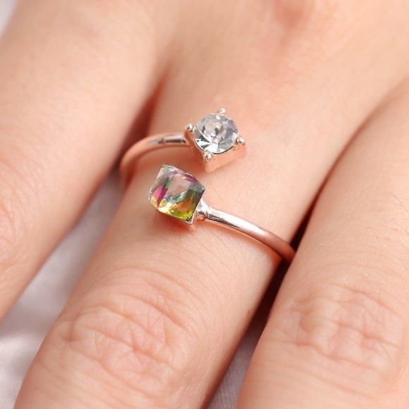 Ring - Ring of Rainbows & Gold Adjustable - Picture 6 of 8